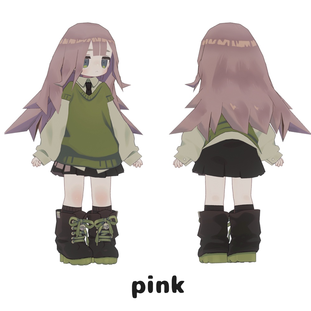 【VRC想定】ハネっ子ロング【キプフェル】