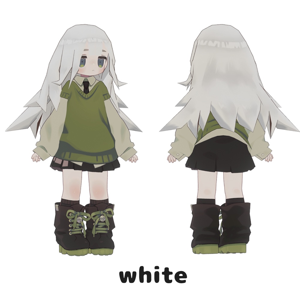 【VRC想定】ハネっ子ロング【キプフェル】