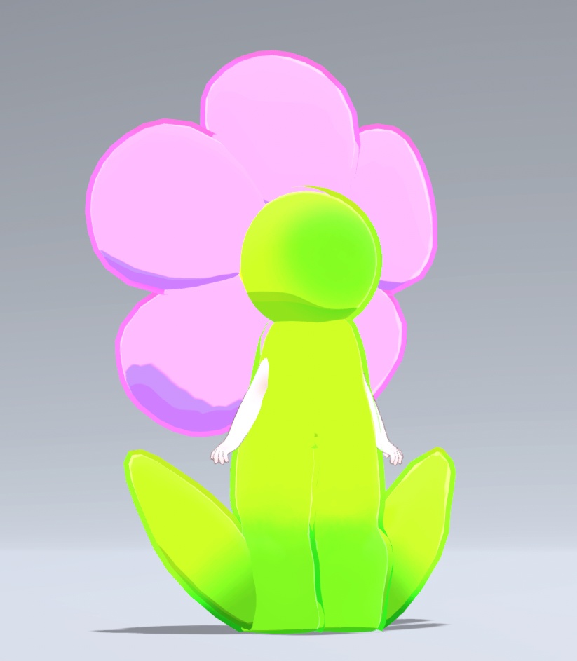 【VRC想定】ぽよよんフラワーのきぐるみ【まめふれんず対応】