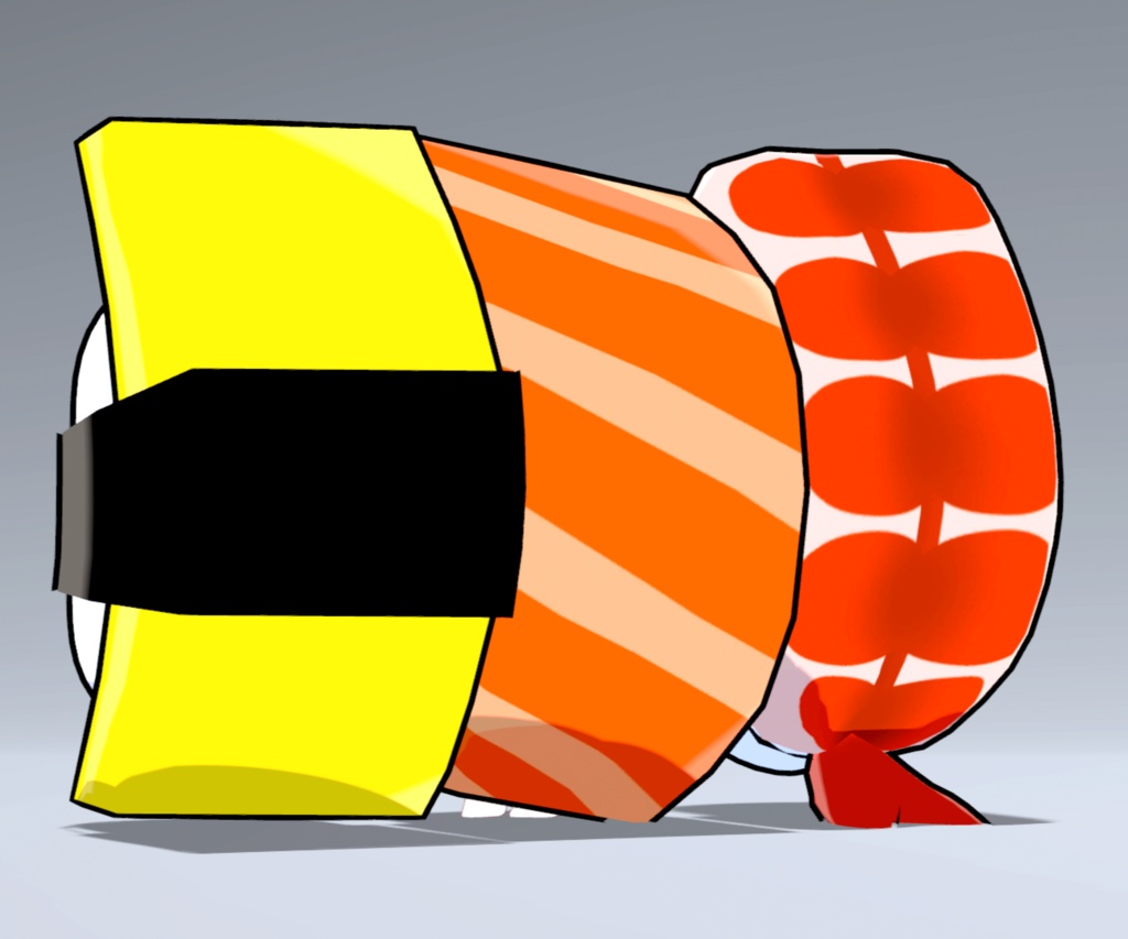 【VRC想定】お寿司のきぐるみ(4種)【まめふれんず対応】