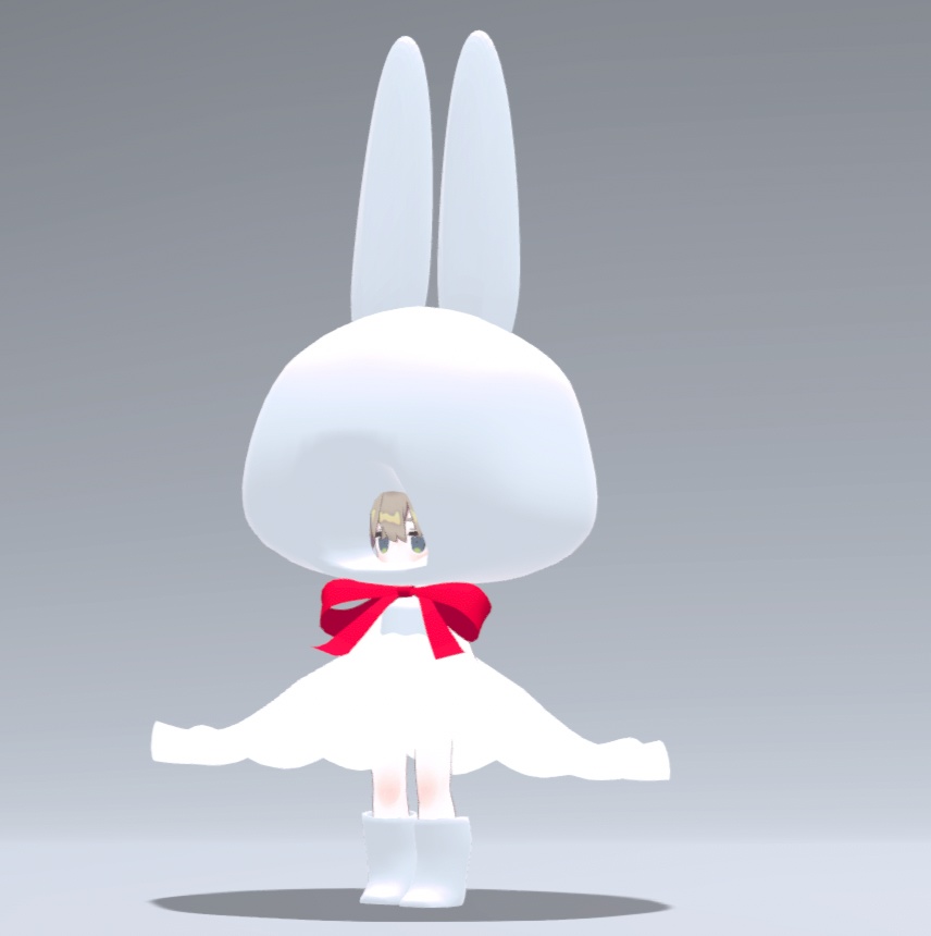 【VRC想定】うさてるてるセット【まめふれんず対応】