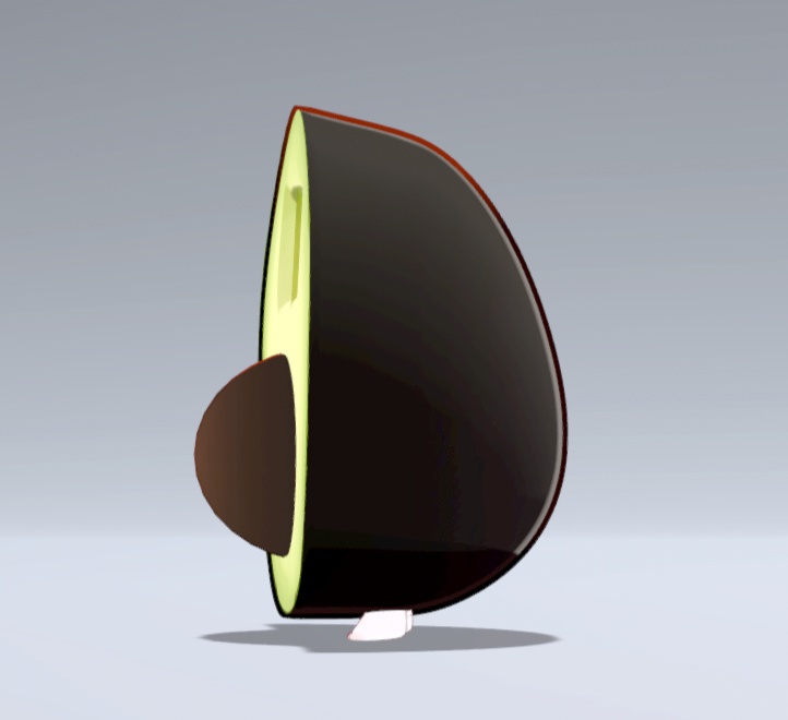 【VRC想定】アボカドのきぐるみ【4アバター対応】