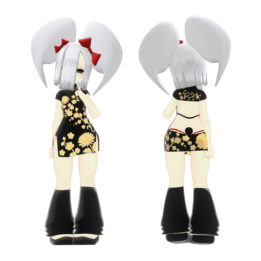 オリジナル3Dモデル「バオラン-Baolan-」もちどーる共通素体