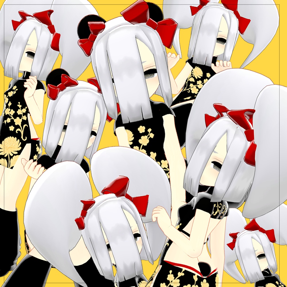 オリジナル3Dモデル「バオラン-Baolan-」もちどーる共通素体