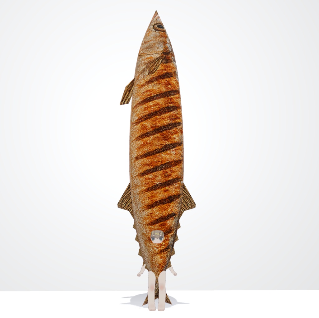 【VRC想定】サンマきぐるみ【まめふれんず対応】