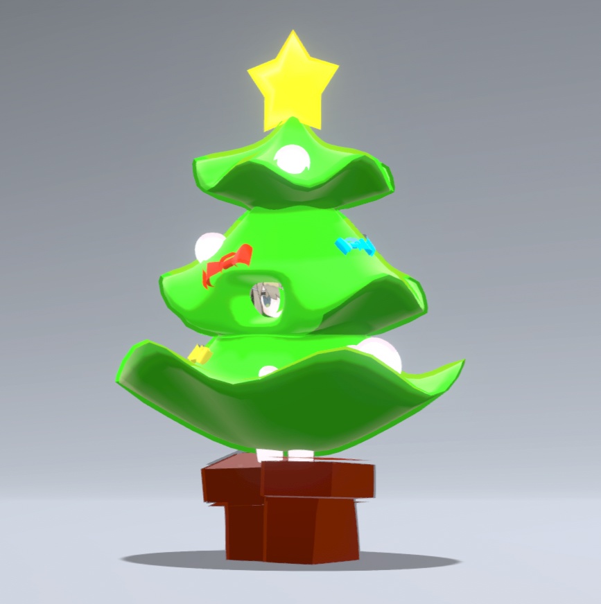 【VRC想定】クリスマスツリーのきぐるみ【まめふれんず対応】