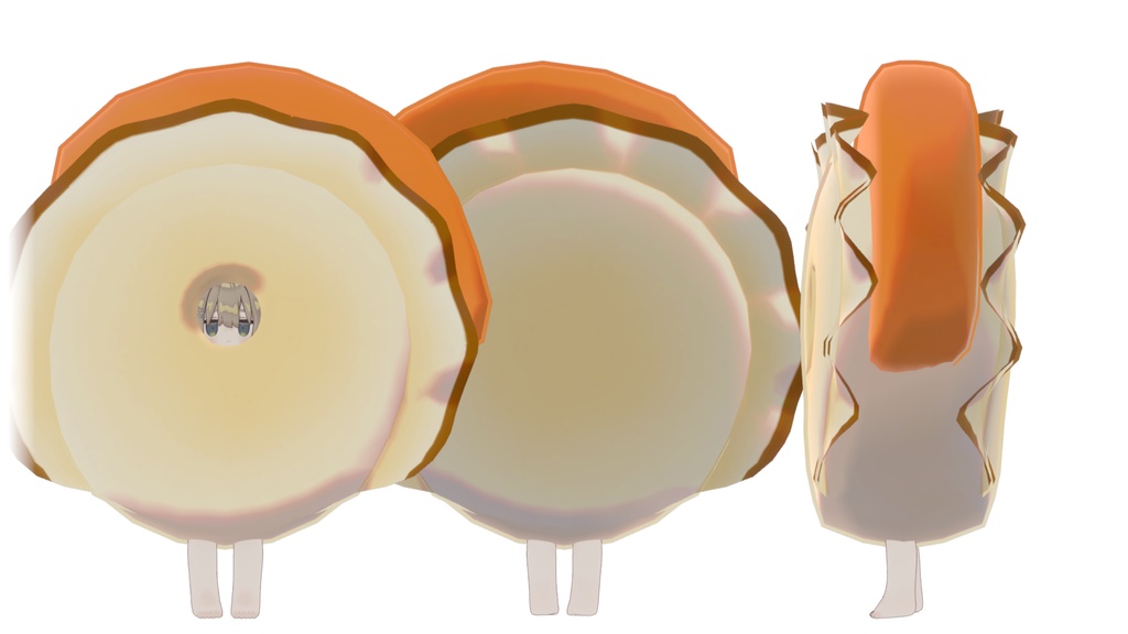 【VRC想定】ほたてのきぐるみ【まめふれんず対応】