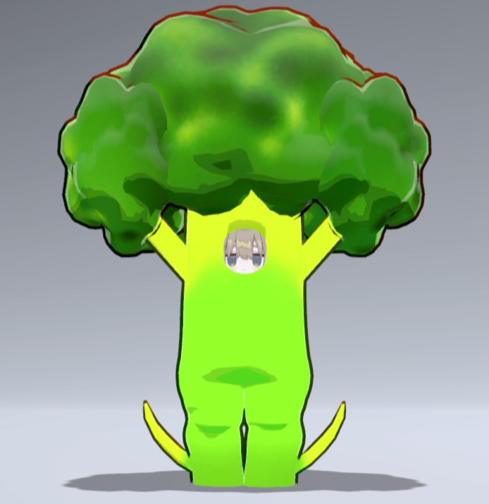 【VRC想定】ブロッコリーのきぐるみ【まめふれんず対応】