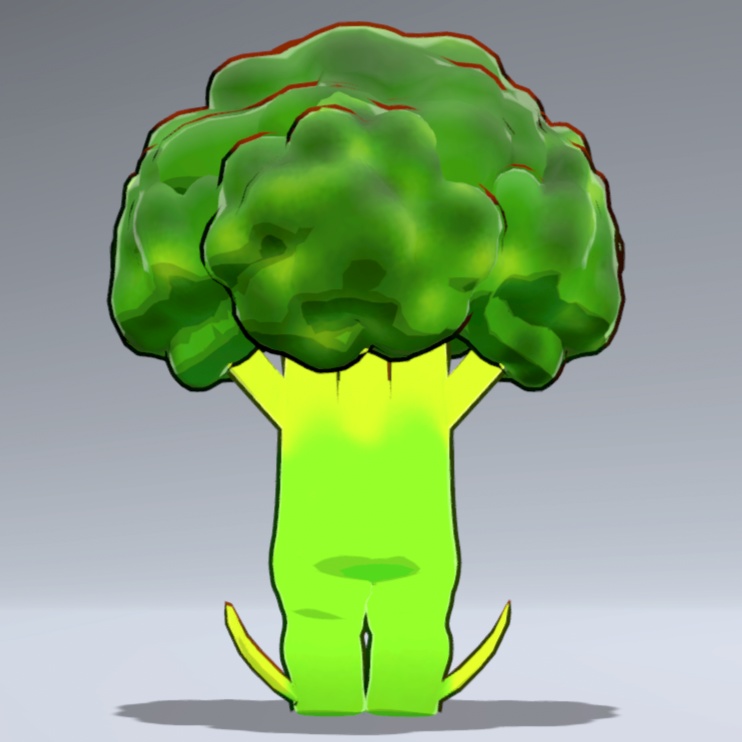 【VRC想定】ブロッコリーのきぐるみ【まめふれんず対応】
