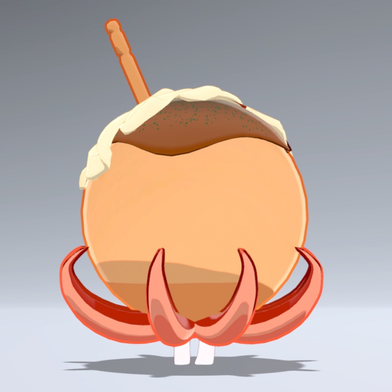 【VRC想定】たこ焼きのきぐるみ【まめふれんず対応】