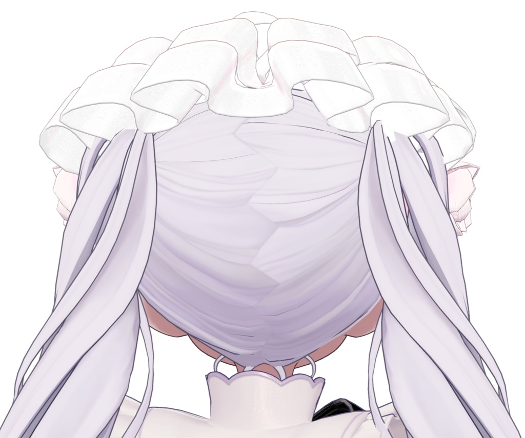 【VRC対応】Bloom Frill Headdress