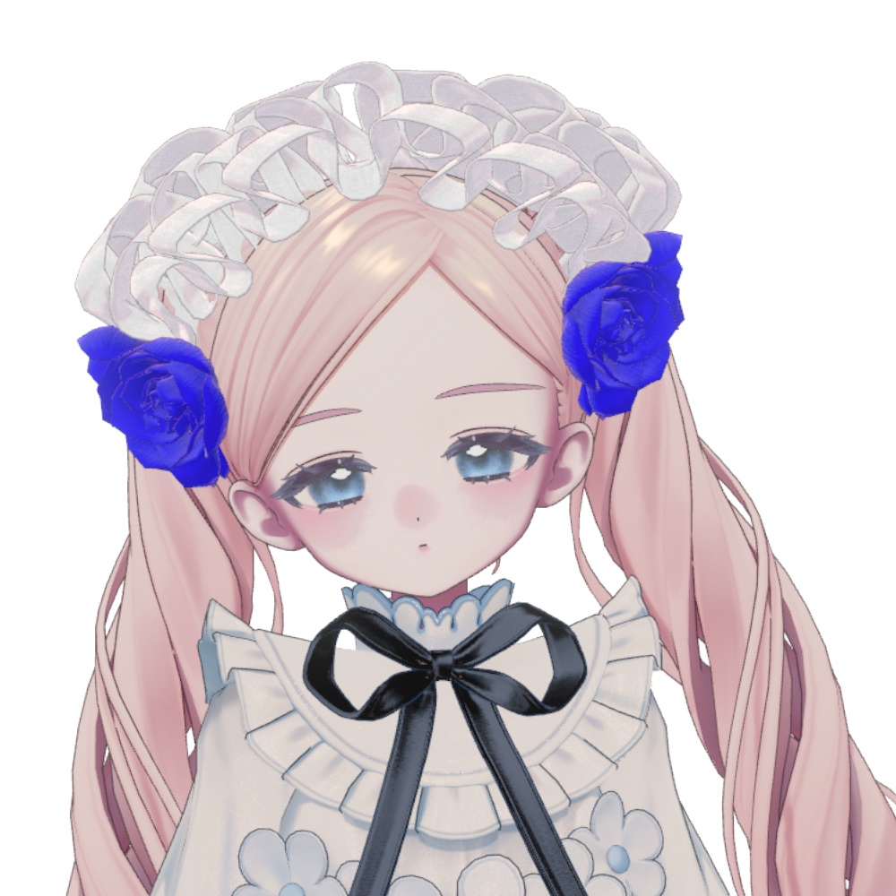 【VRC対応】Bloom Frill Headdress