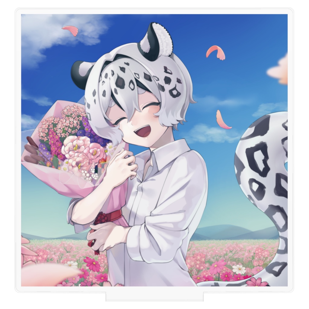 瀬白しぐれ母上描きおろし お誕生日記念雪吹琥珀アクリルスタンド