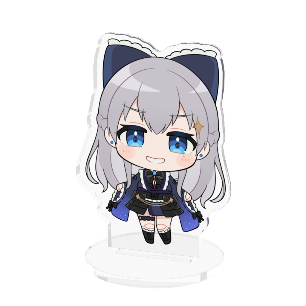 中岡なあか様描きおろし　綾吊イトアクリルスタンド（和洋服衣装）
