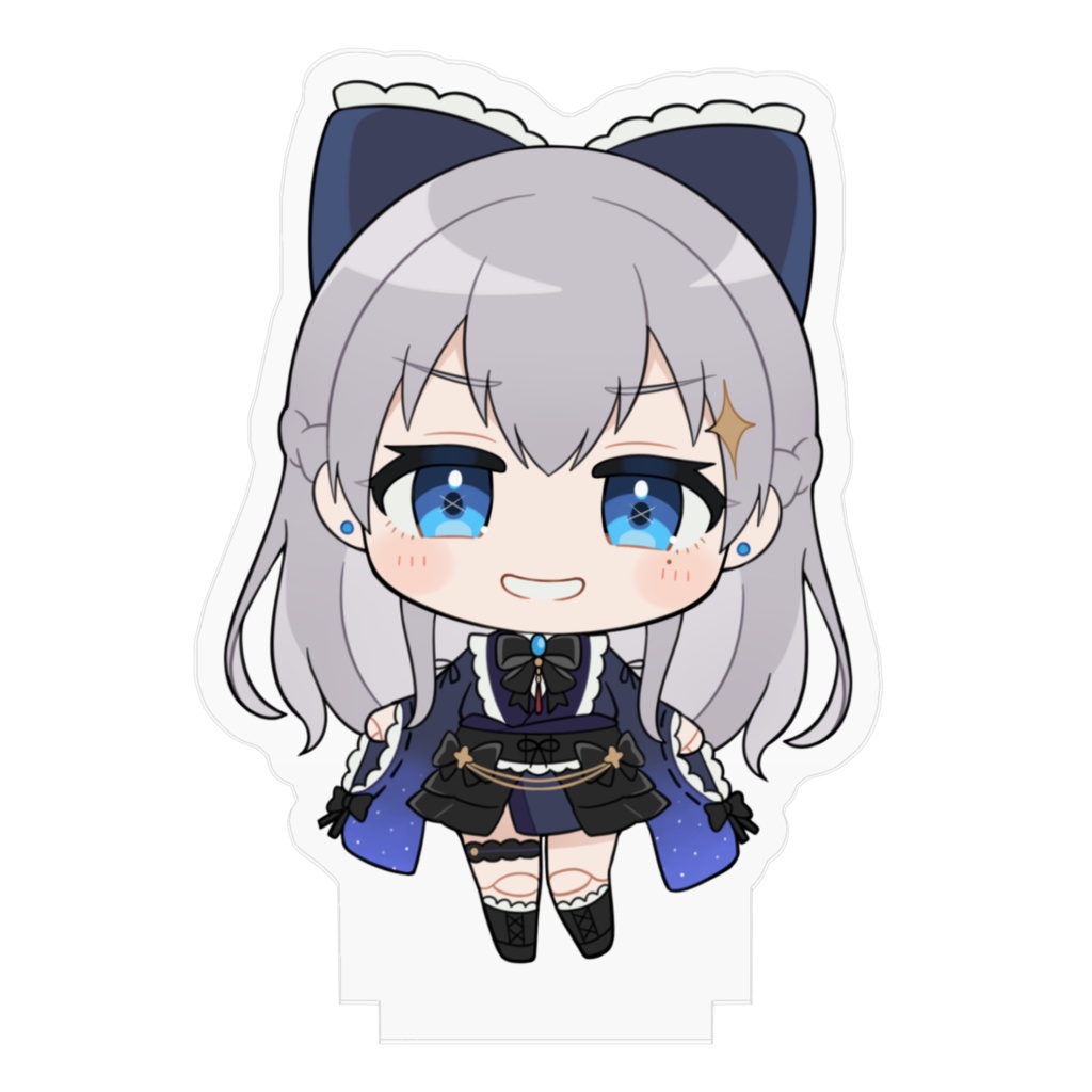 中岡なあか様描きおろし 綾吊イトアクリルスタンド(和洋服衣装)