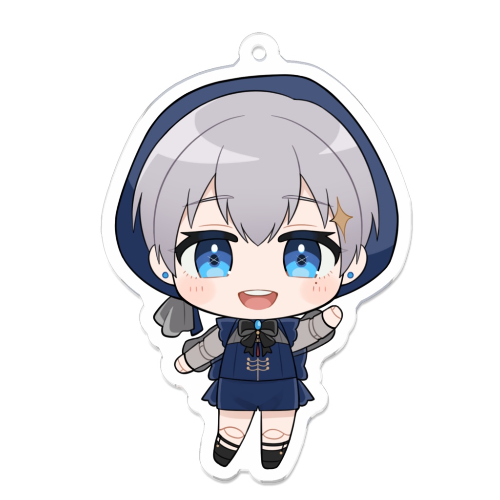 中岡なあか様描きおろし　綾吊イトアクリルキーホルダー（通常衣装）