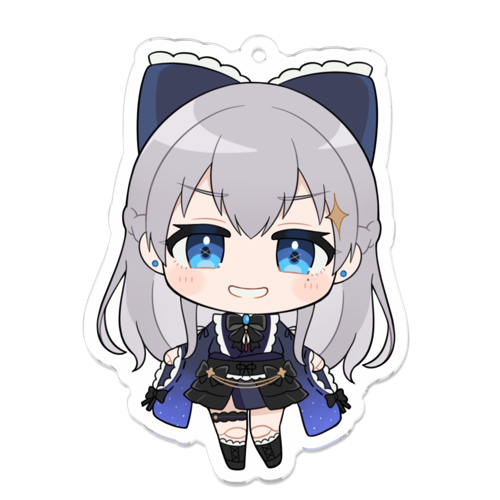 中岡なあか様描きおろし 綾吊イトアクリルキーホルダー(和洋服衣装)