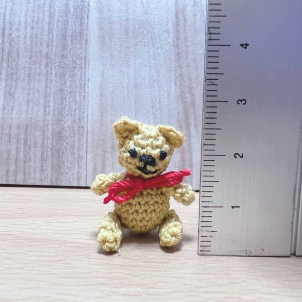 あみぐるみミニチュアテディベア