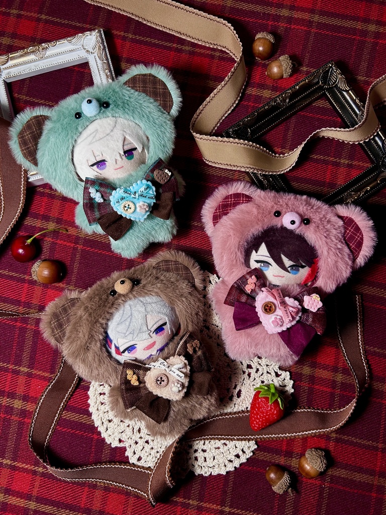 チョコくまちゃん 10cmぬい服 にじぱぺ服 着ぐるみ