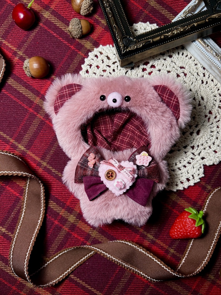 チョコくまちゃん 10cmぬい服 にじぱぺ服 着ぐるみ