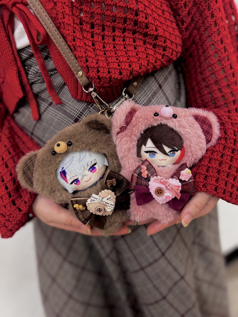 チョコくまちゃん 10cmぬい服 にじぱぺ服 着ぐるみ