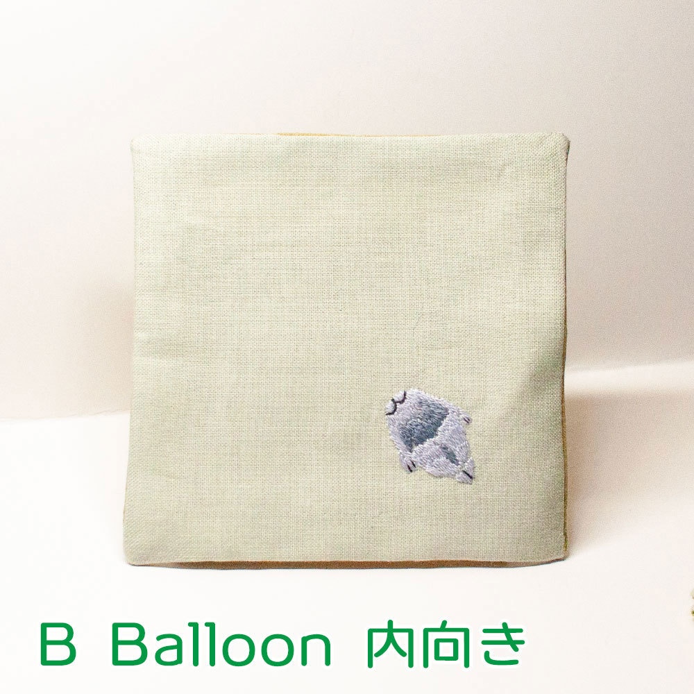 刺繍コースター(緑)