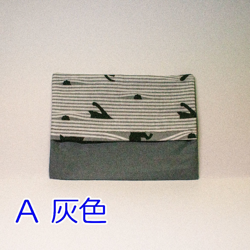 【刺繍なし】猫ポケットティッシュケース