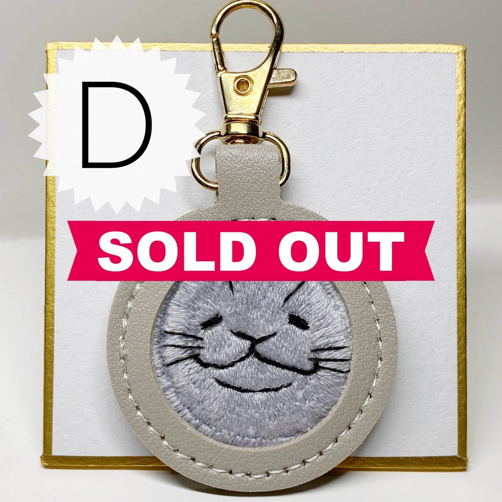 顔キーホルダー