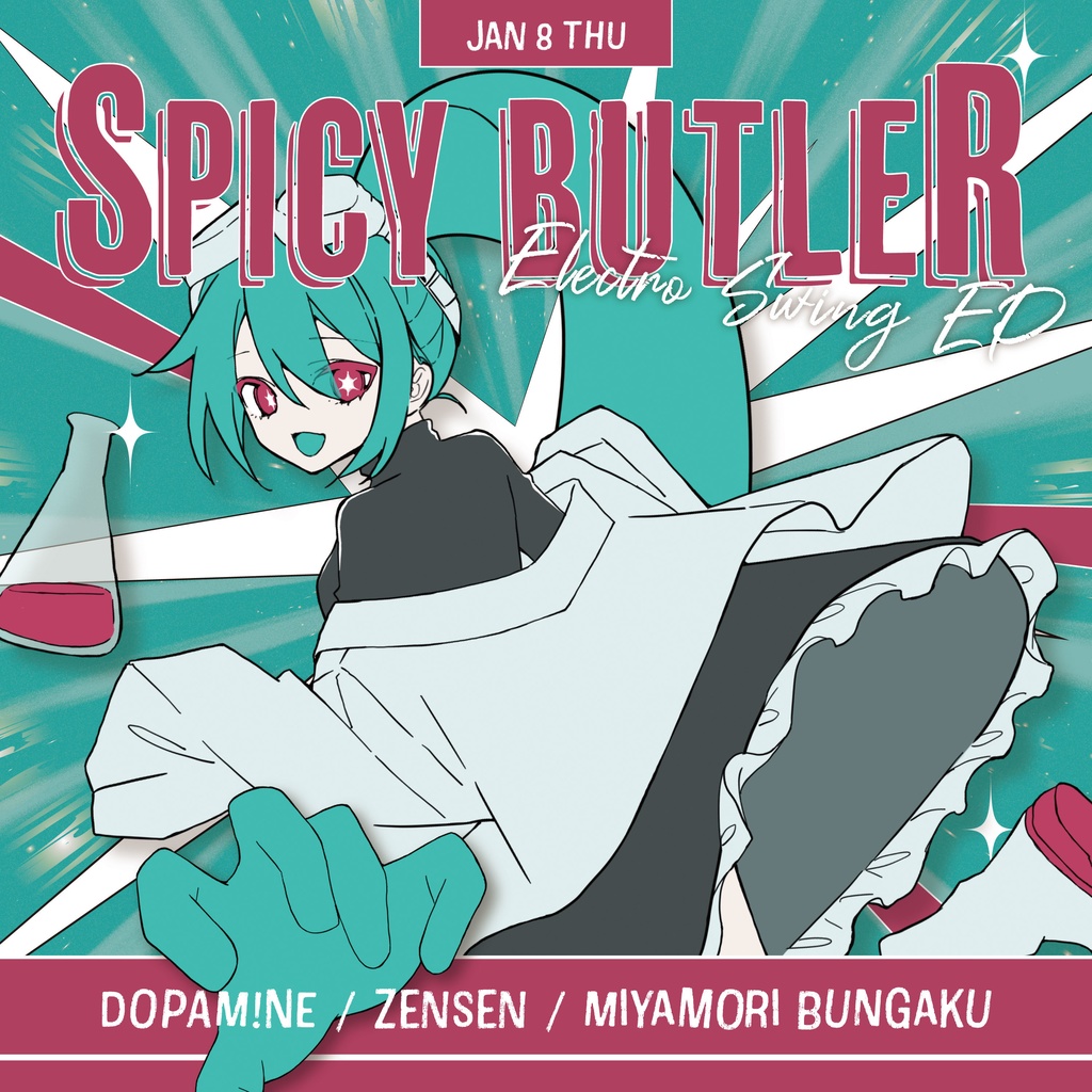 6th Vocaloid Electro Swing Album『Spicy Butler』