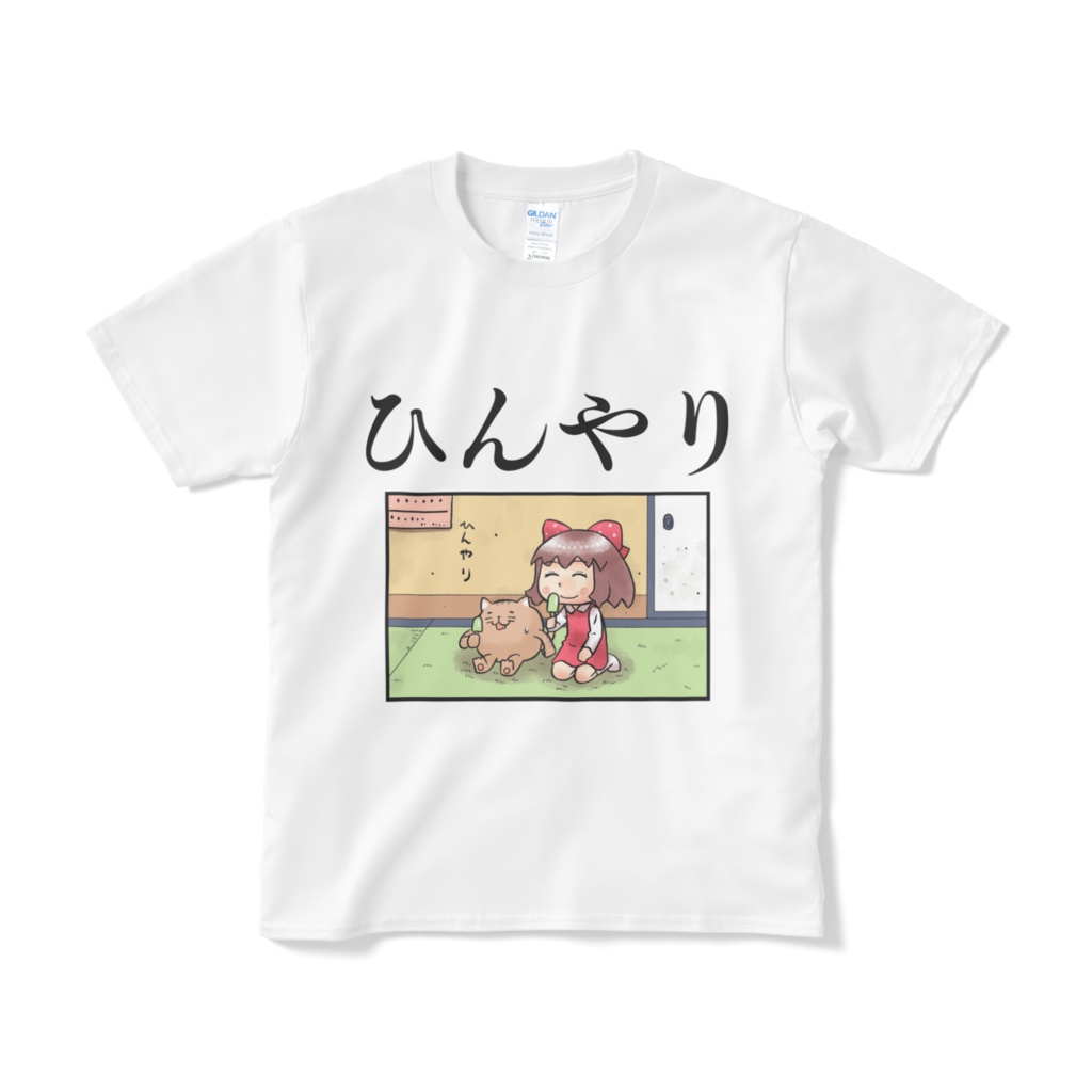 ねこ　ひんやりTシャツ