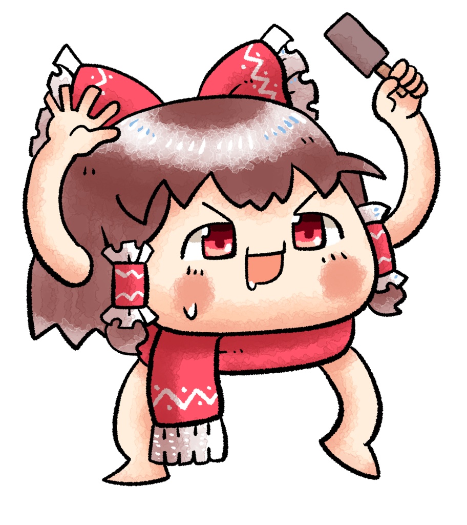 ゆっくりさんマフラーキーホルダー