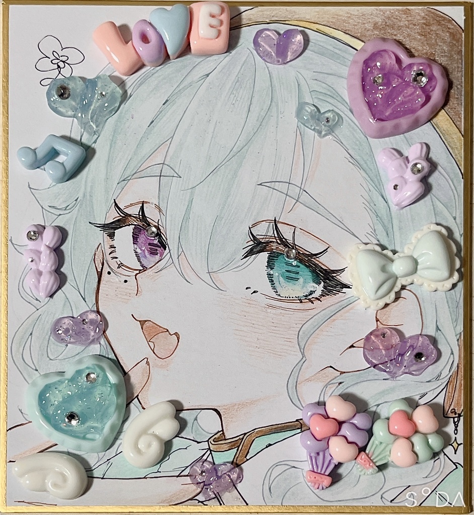 原画色紙/つつみ。