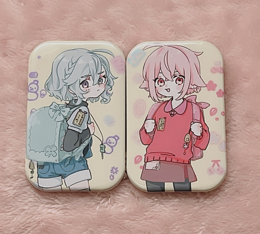 缶バッジ(小学生パロ)