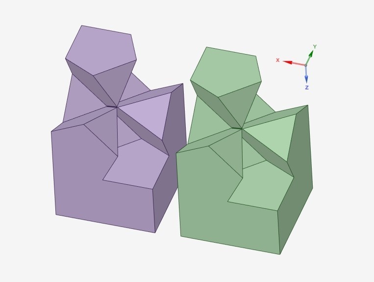 河合継手 3Dモデル