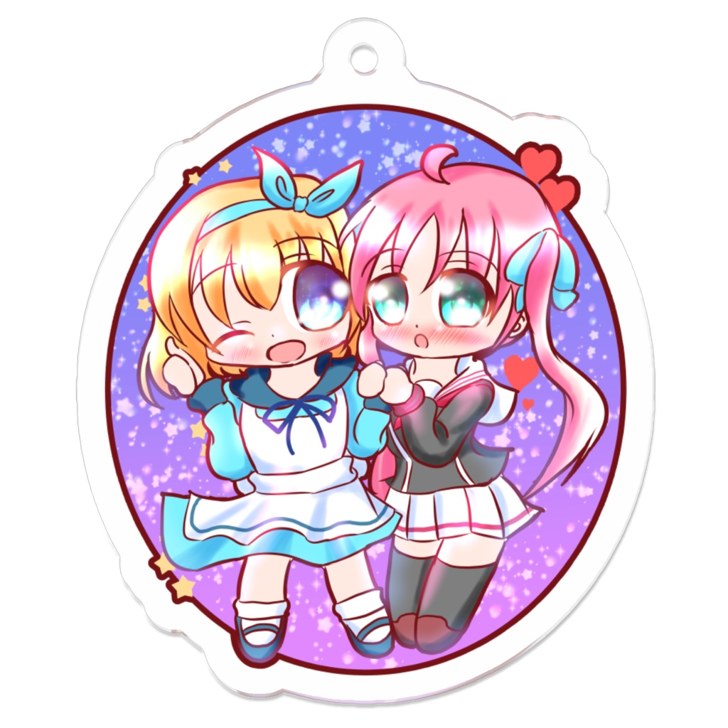 まひろ先生とそらちゃんアクキー