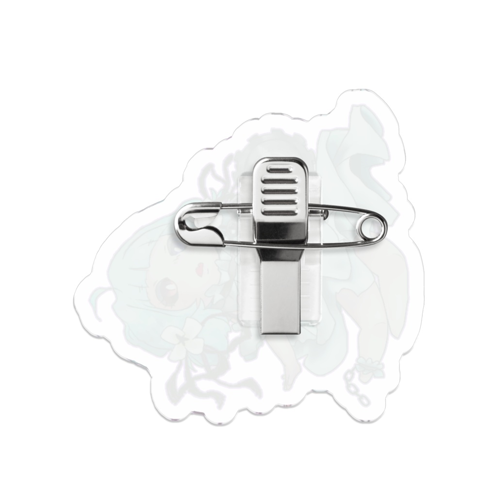 ふわリコのアクリルバッチ