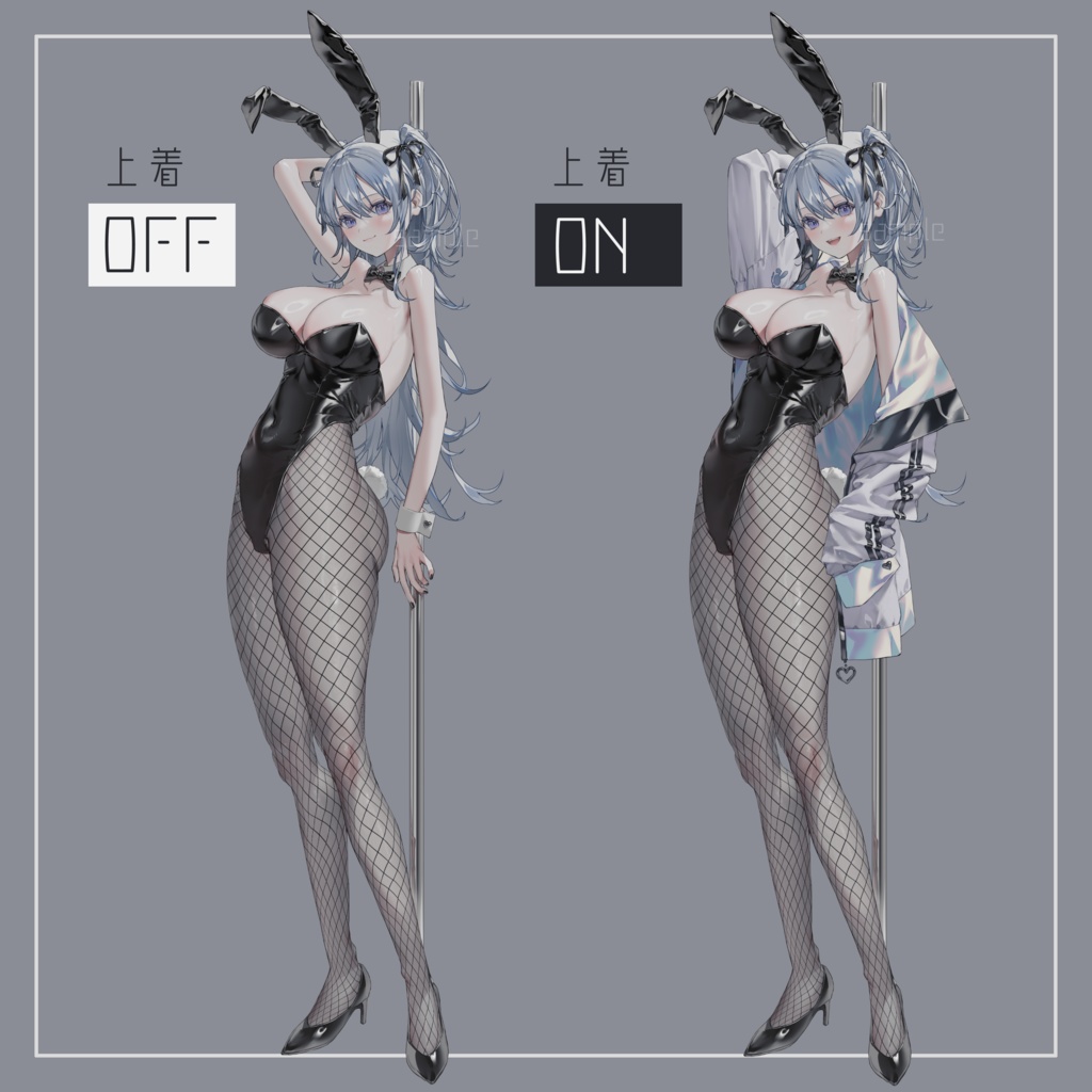 【立ち絵素材】バニー服の女の子