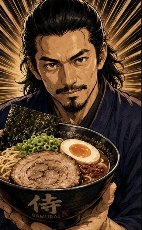 心まで満たす侍ラーメン🍜