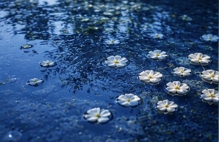 雨上がりの静けさ…