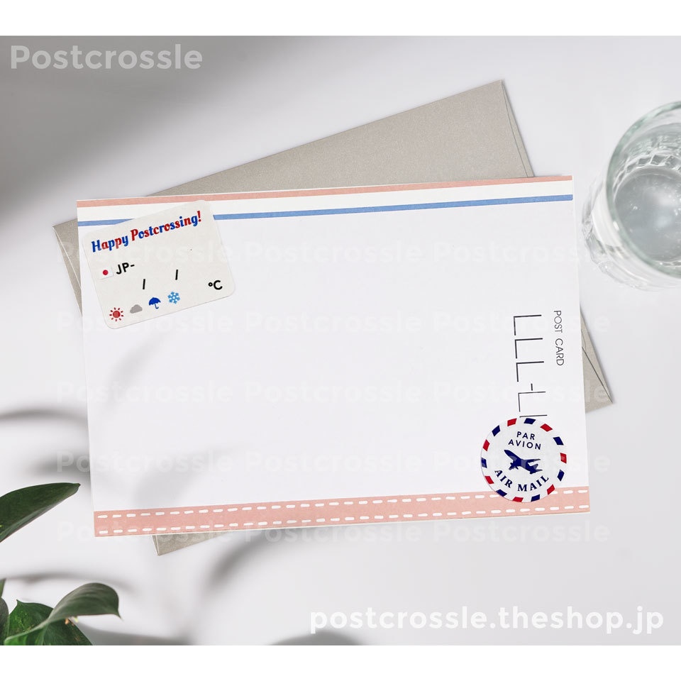 エアメールシール 24枚セット★ ポスクロ・文通など、国際郵便に♪
