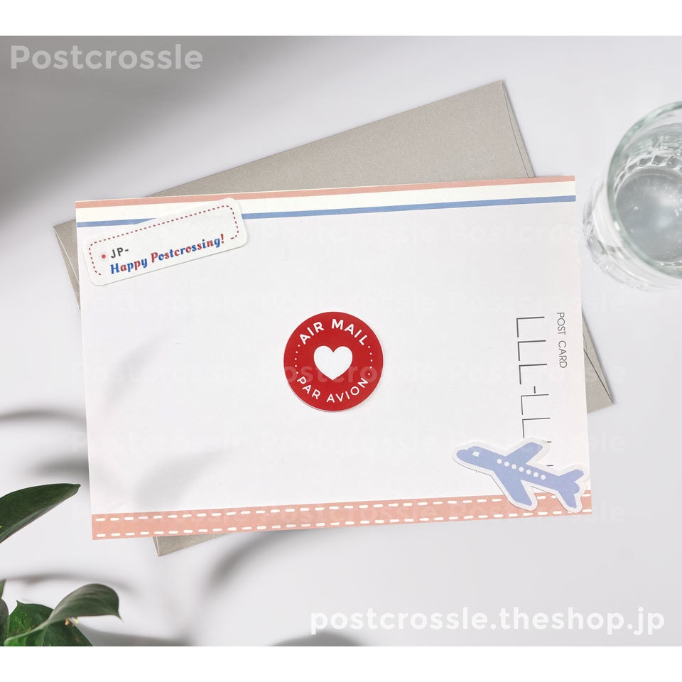 エアメールシール 45枚セット★ ポスクロ・文通など、国際郵便に♪
