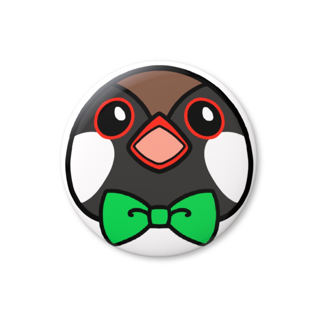 Baruyan 缶バッチ(緑)