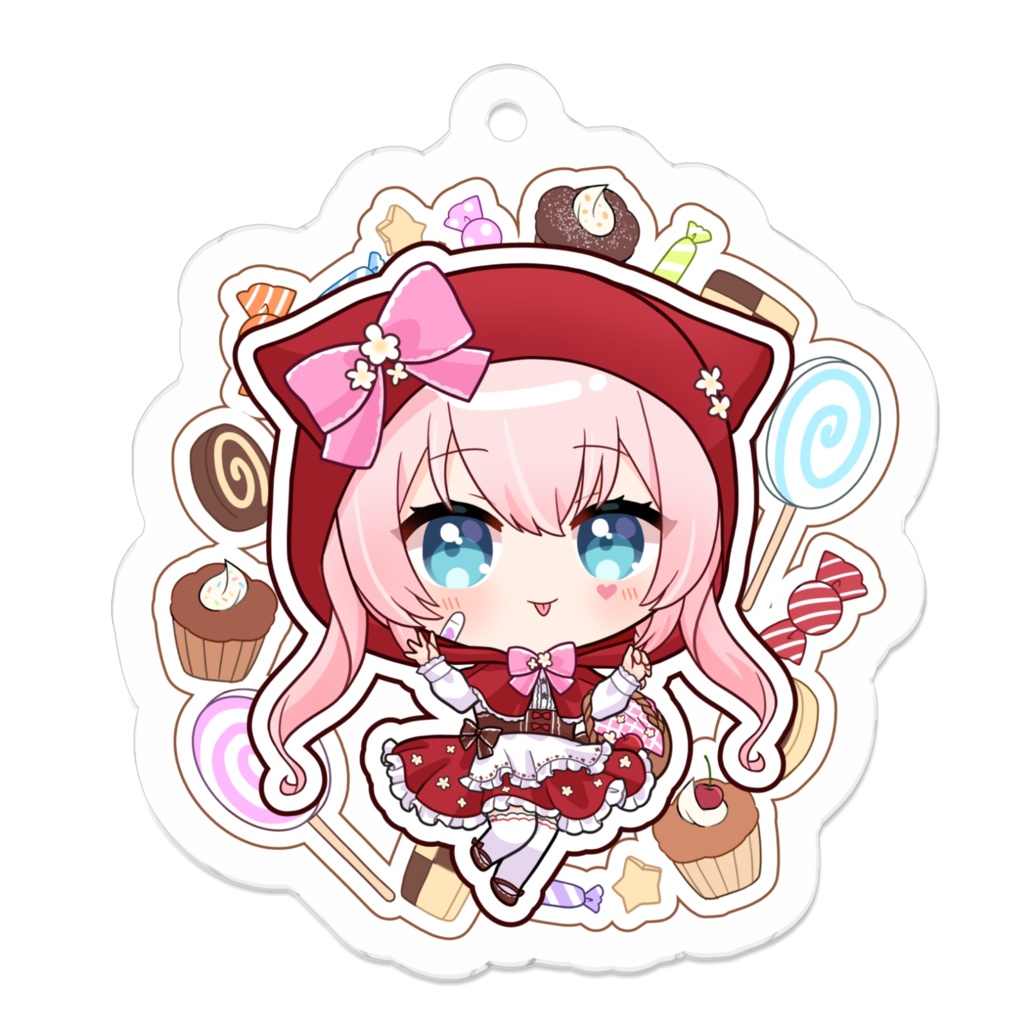 【柊ジュナ】ハロウィンアクキーver.舌ペロ