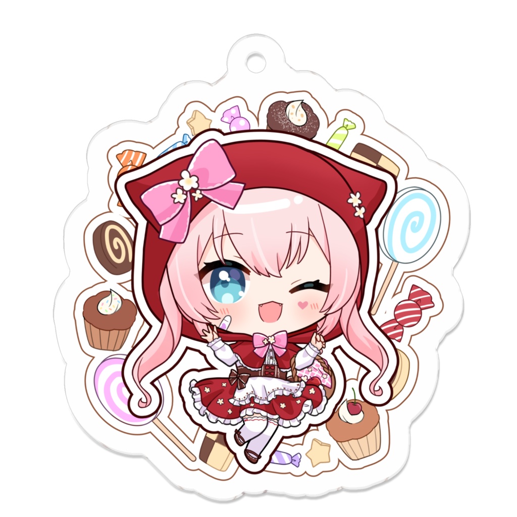 【柊ジュナ】ハロウィンアクキーver.ウインク