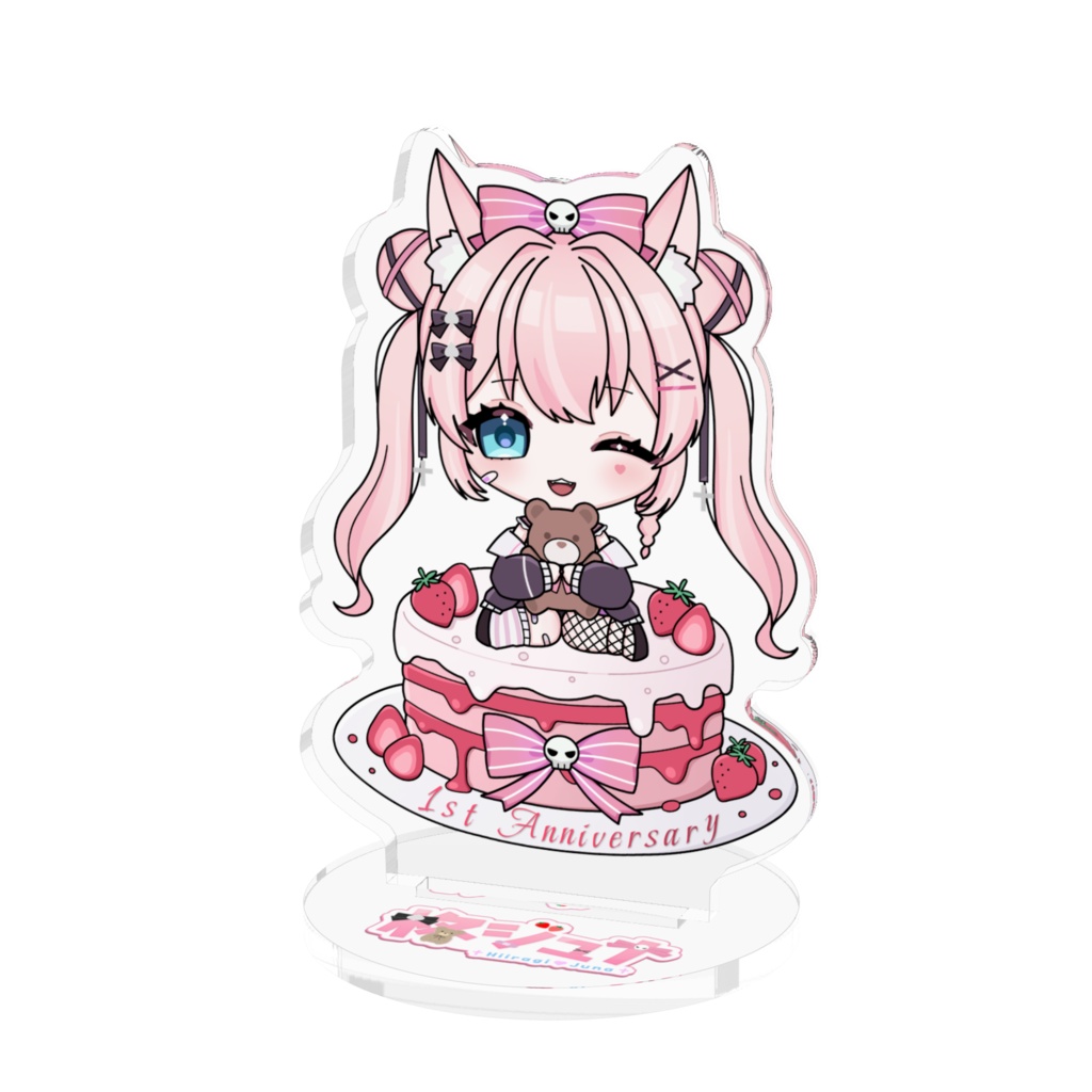 【柊ジュナ】1周年記念アクリルフィギュア デフォルメイラストver.