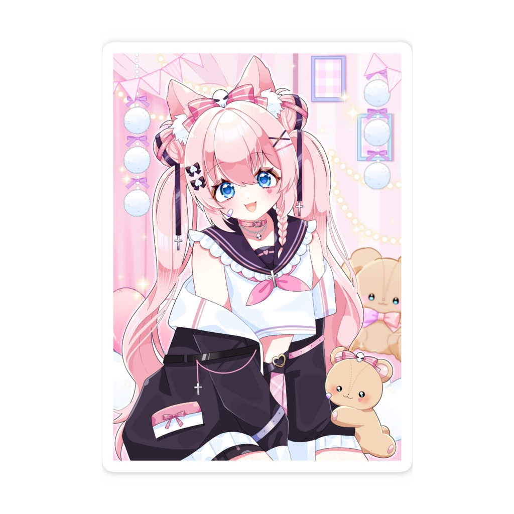 【柊ジュナ】2周年記念スマホステッカー