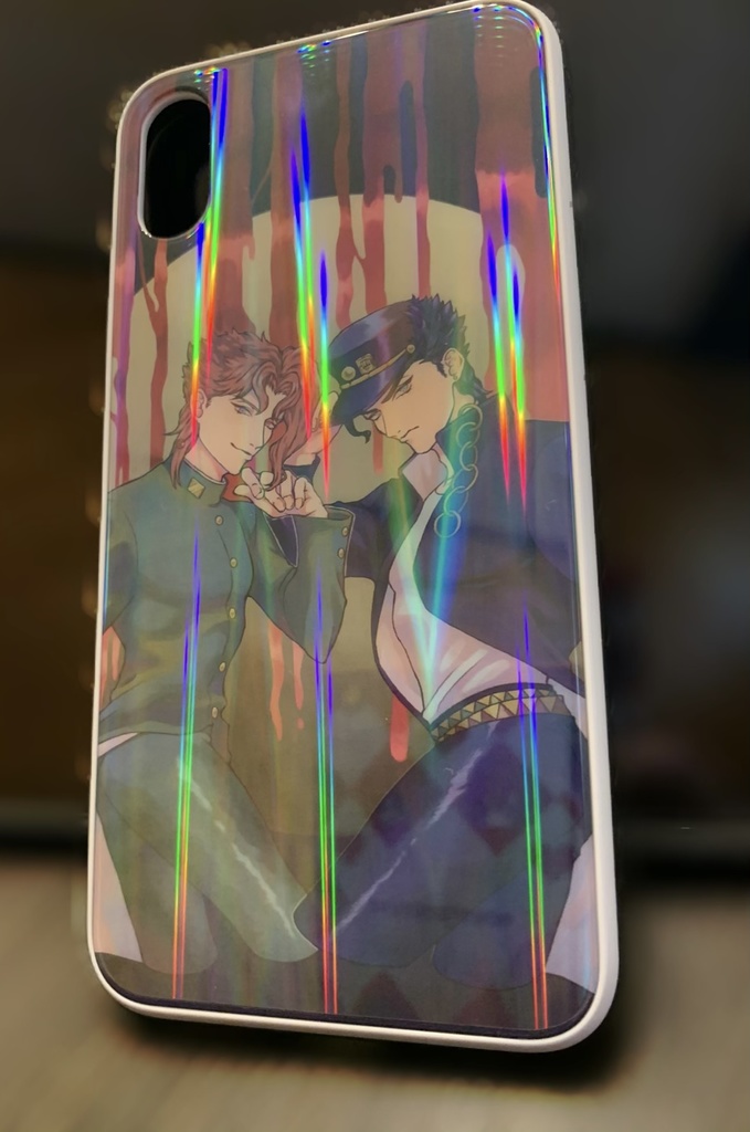 承太郎&花京院ホログラムiPhoneケース