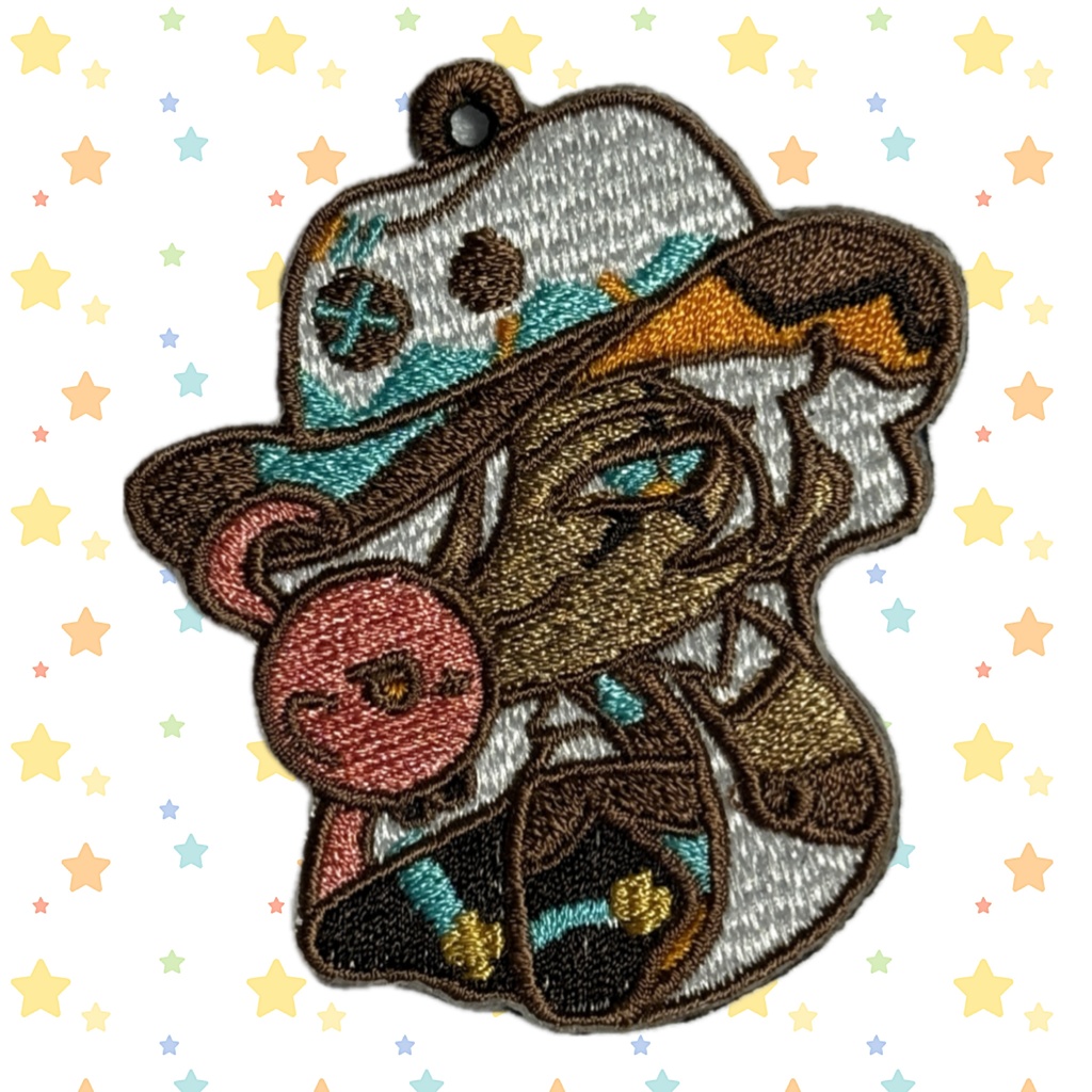 原神刺繍キーホルダー(ナタ)