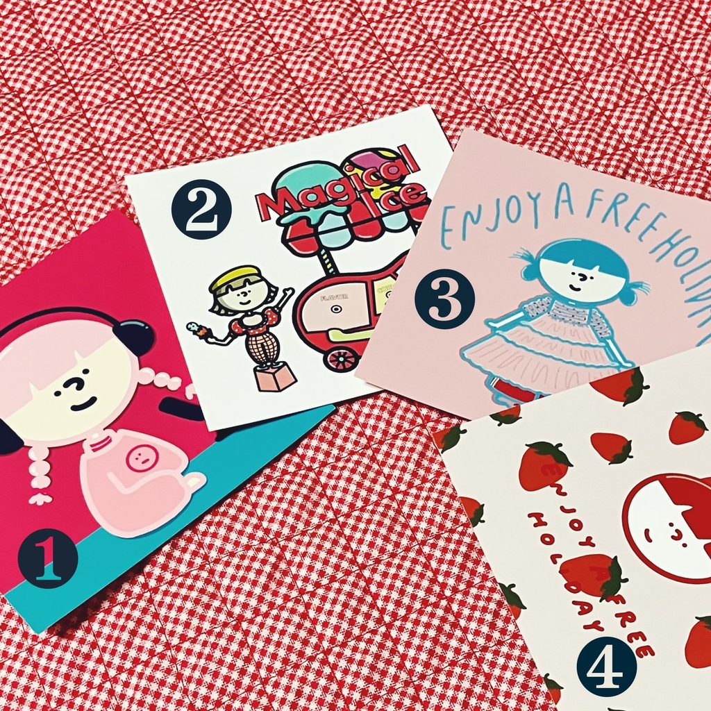 正方形ポストカード