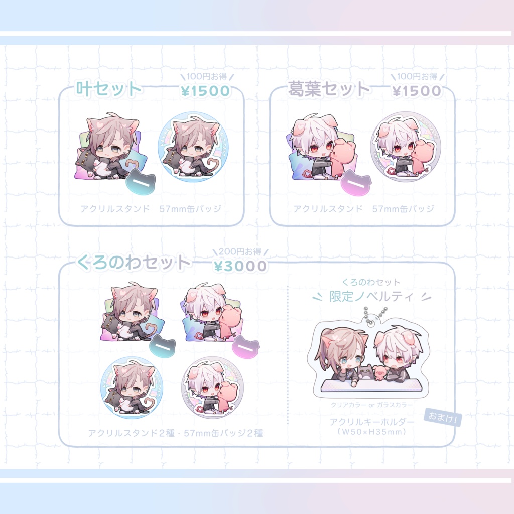 【非公式】くろのわーるとあいぼうと!【アクスタ】